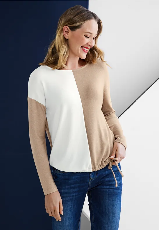 Street One Shirt mit Colorblock 